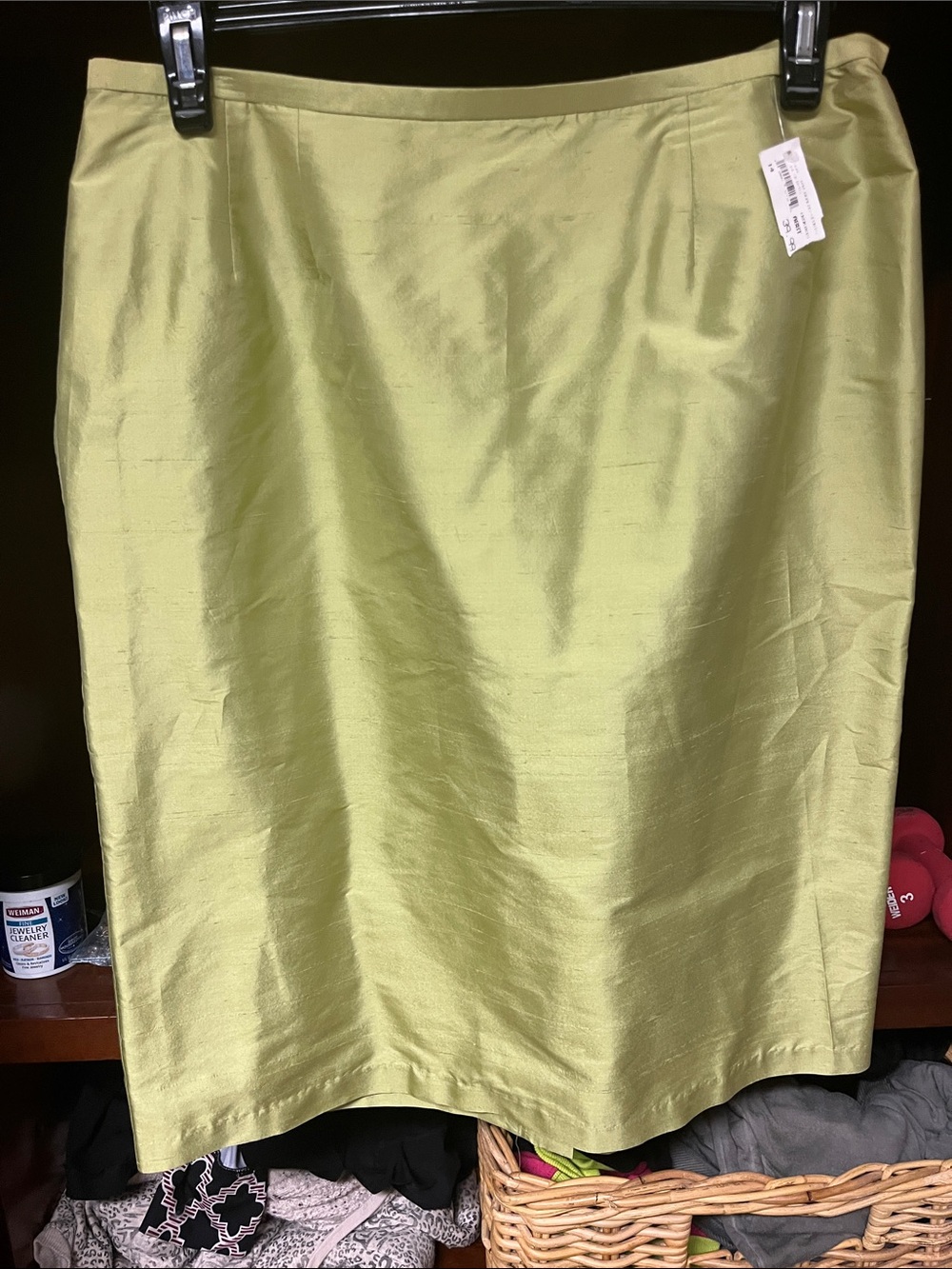 Women's Lime Green Pencil Skirt — Elegant Work & Occasion Wear